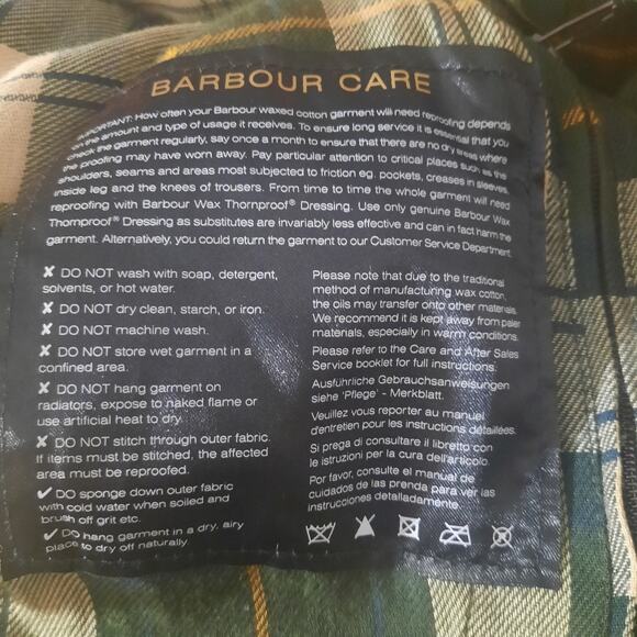 Barbour Womens Olive Military Field Jacket Hooded and Front Hand Warmers Size 4 - Picture 7 of 8